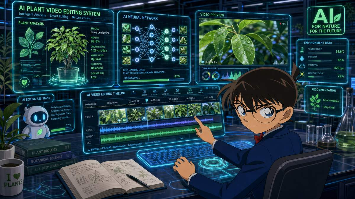 国产视频AI植物视频技术